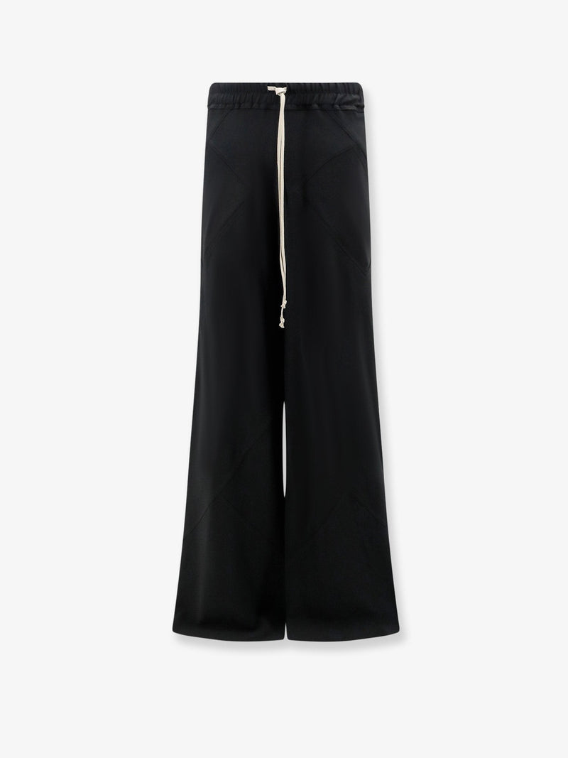 Bias viscose and silk trousers