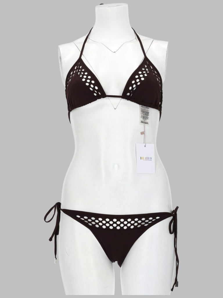 BIKINI "IL PRIMO BAGNO" IN LYCRA TRAFORATA