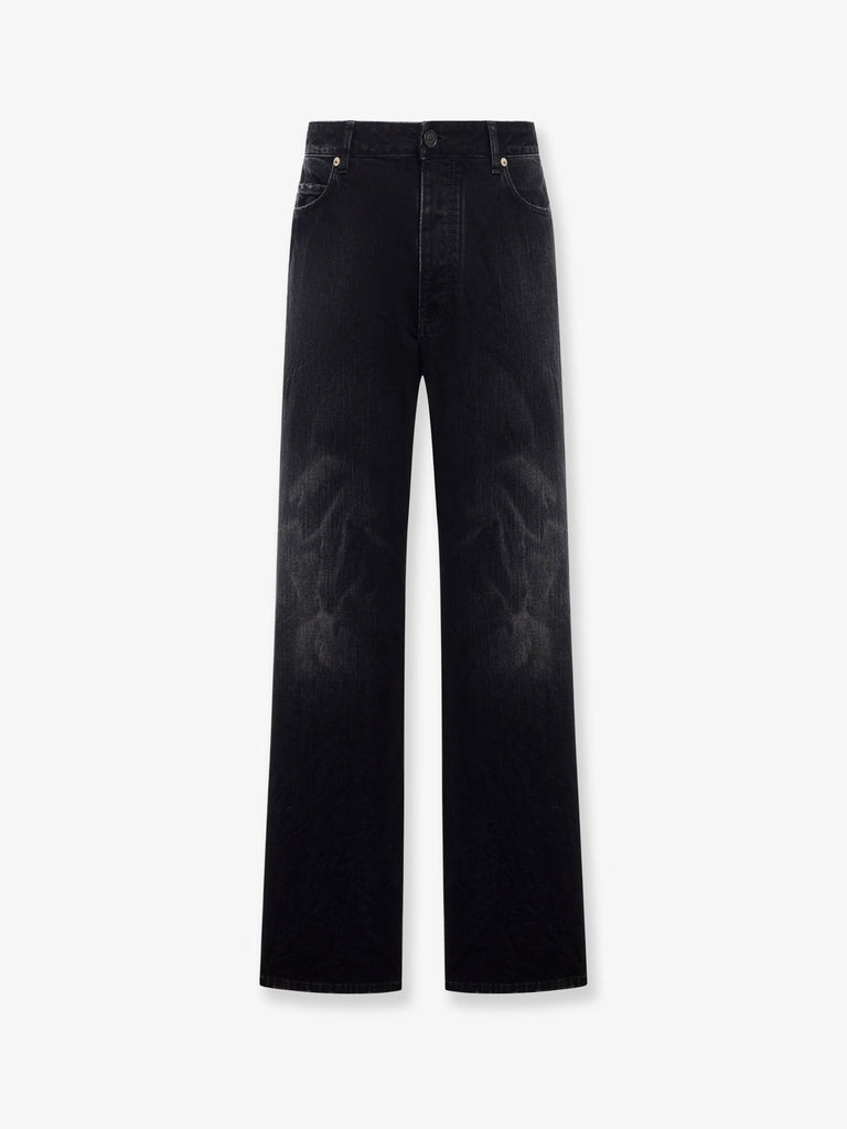 Black denim jeans