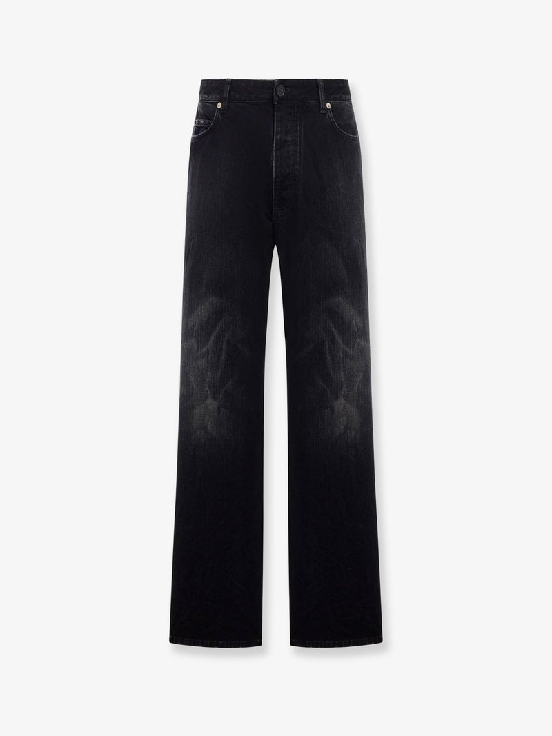 Black denim jeans