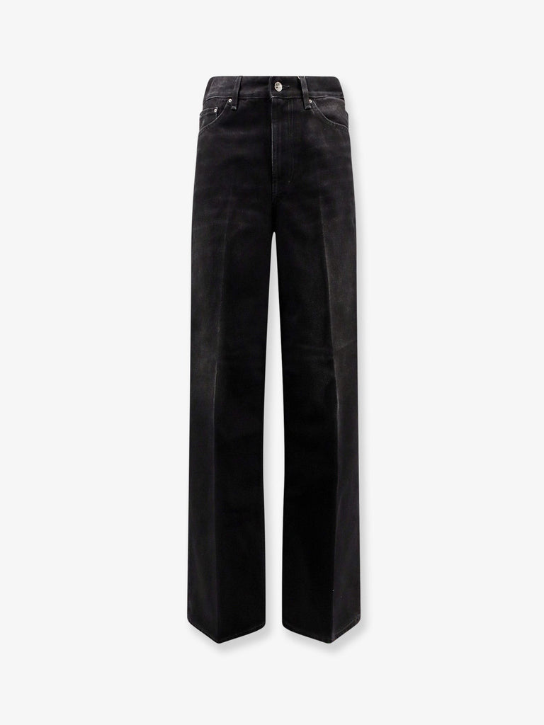 Black denim jeans