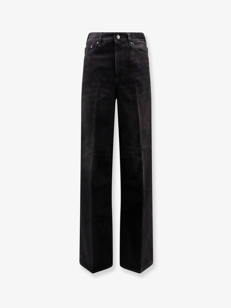 Black denim jeans