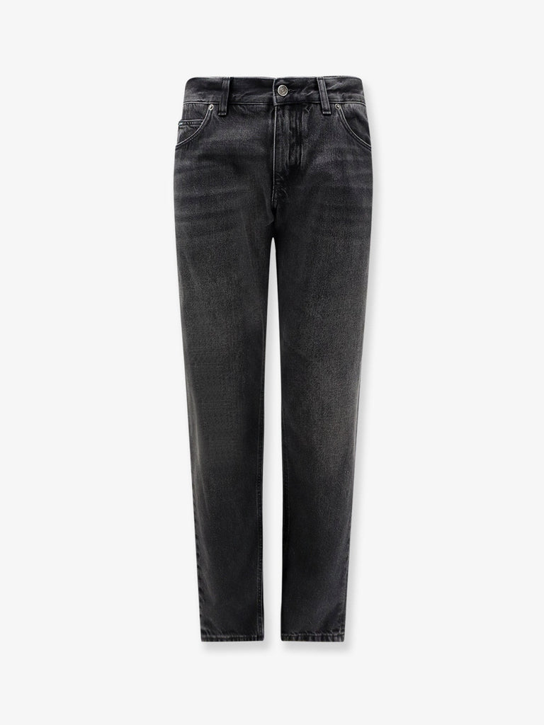 Black denim trousers