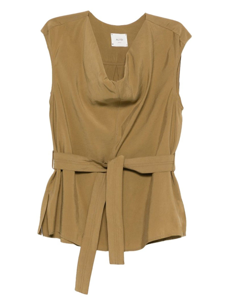 BLOUSE WITH BELT