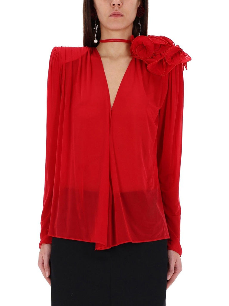 BLOUSE WITH FLOWER