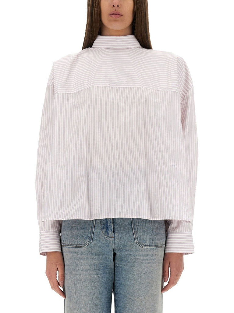 BLOUSE WITH KNOTTED COLLAR