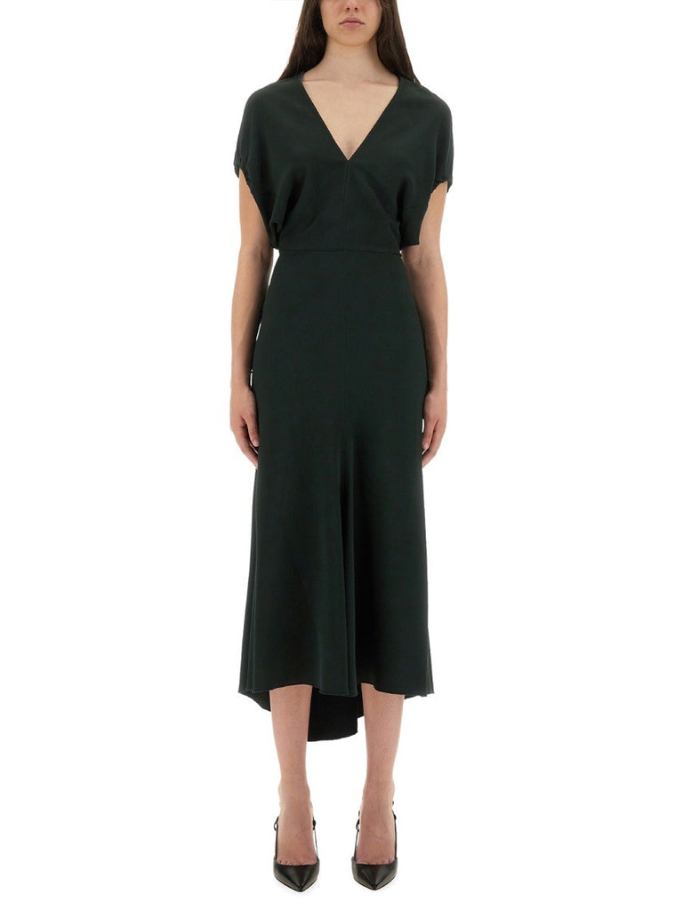BLOUSON MIDI DRESS