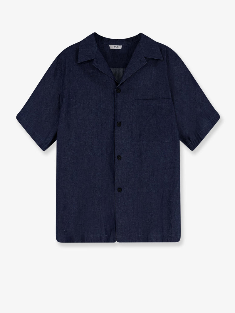 Blue denim shirt