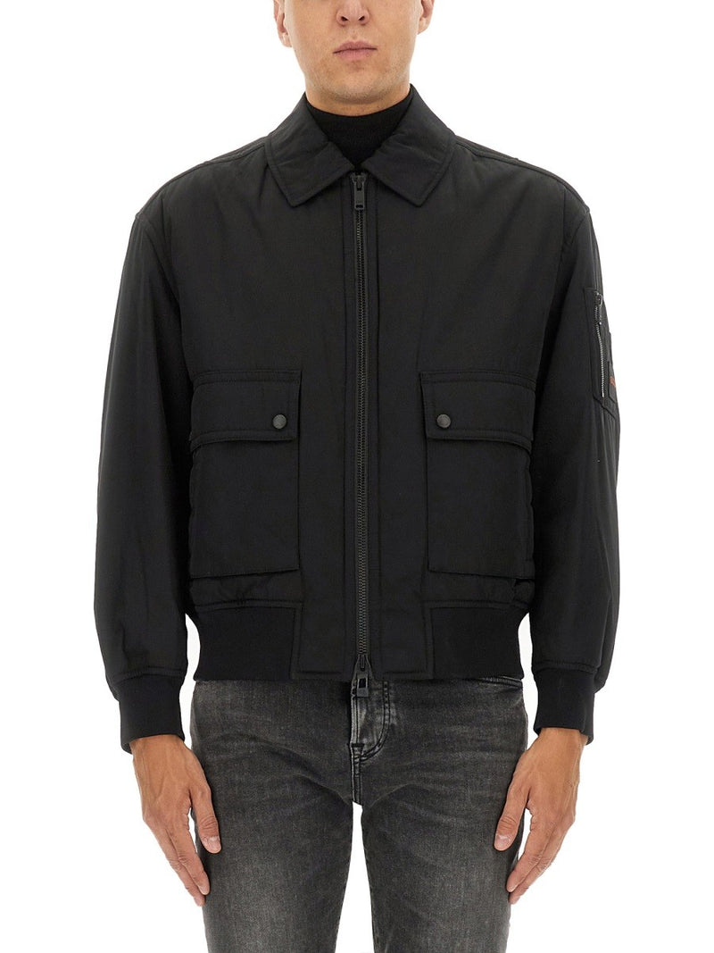 BOMBER JACKET WITH REMOVABLE LINING