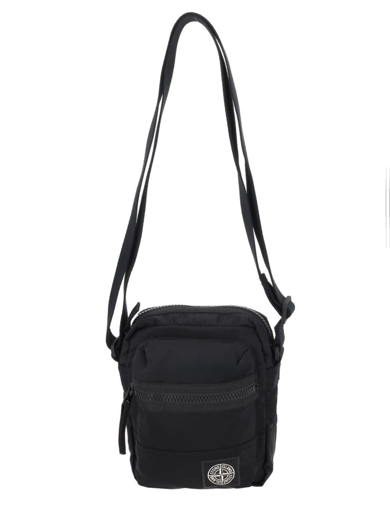 BORSA A TRACOLLA IN NYLON METAL