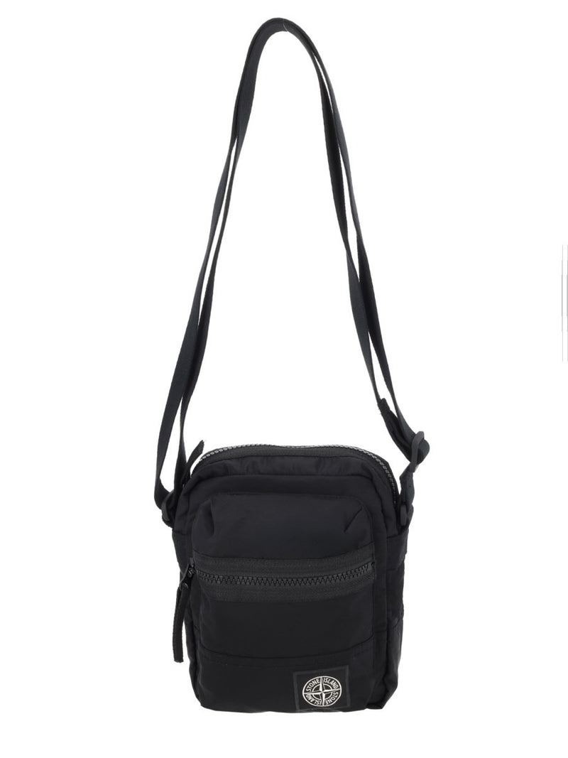 BORSA A TRACOLLA IN NYLON METAL