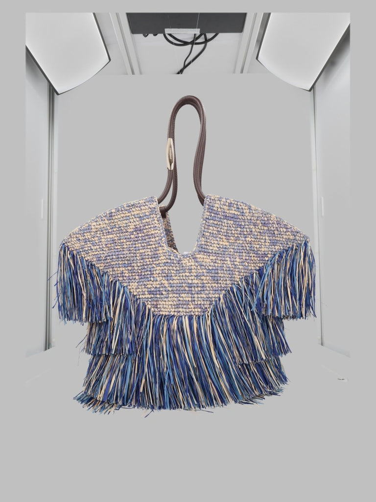 BORSA TOTE "GOLDENTIME" MEDIUM CON FRANGE