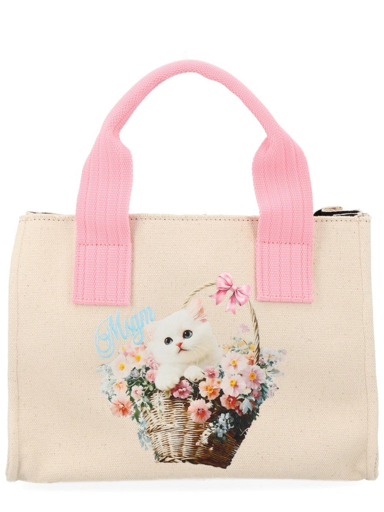 BORSA TOTE SMALL CON STAMPA