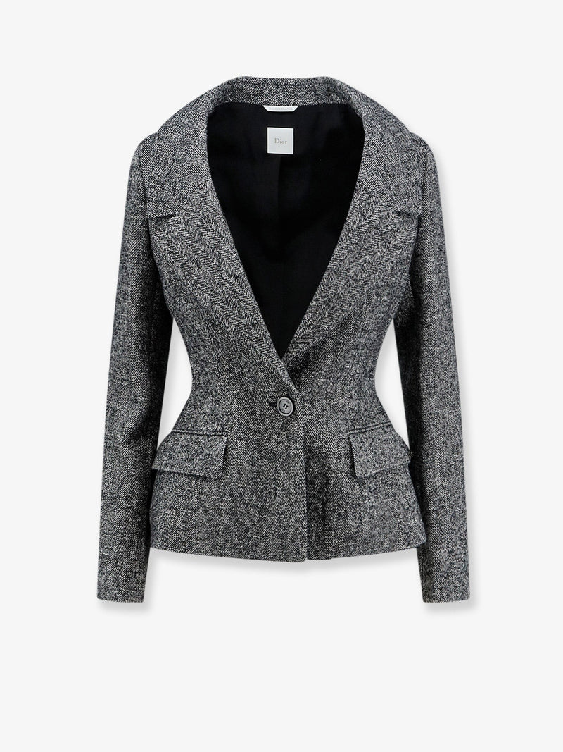 Bouclette Chevron Blazer