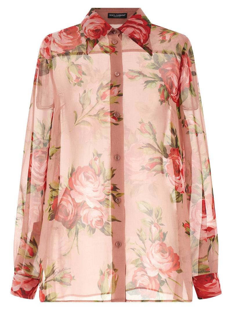 'Bouquet Rose' shirt