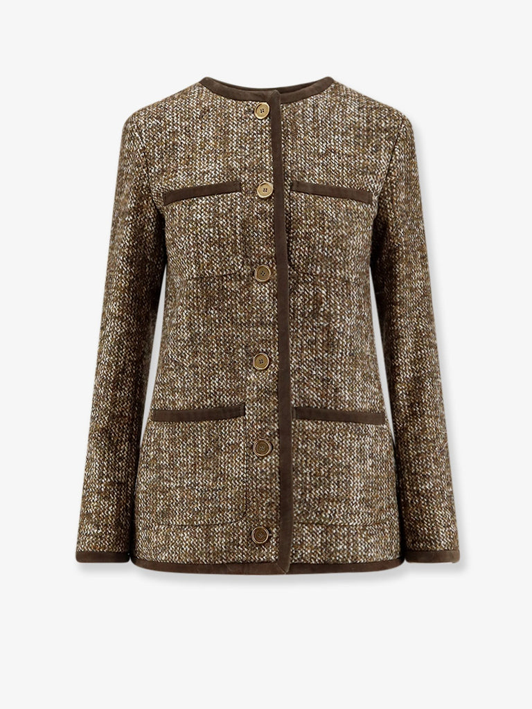 Boxy Fit wool blend blazer