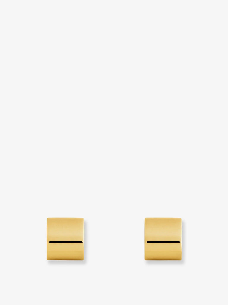 Brass Huggie Earrings