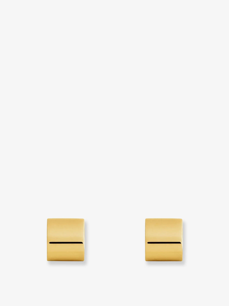 Brass Huggie Earrings