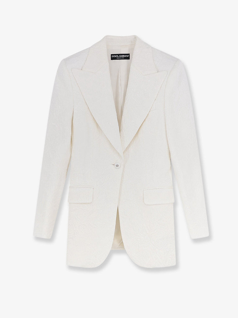Brocade Turlington blazer