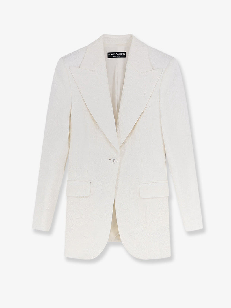 Brocade Turlington blazer