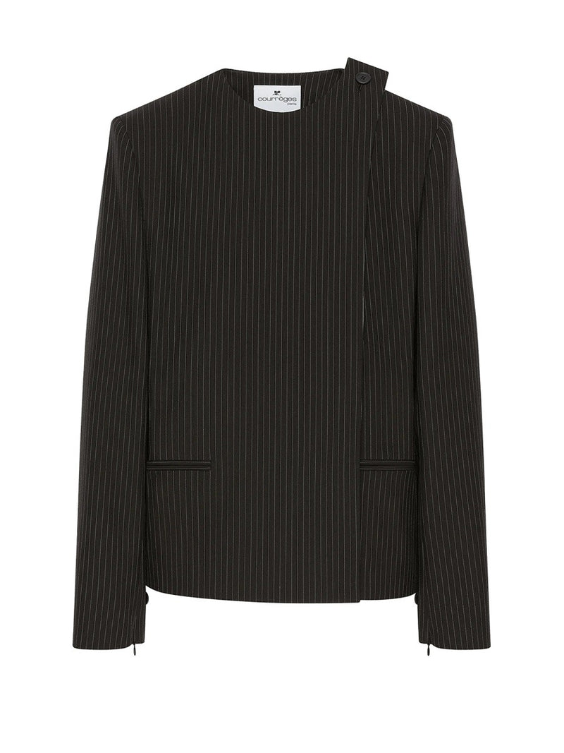 "BUCKLE PINSTRIPES" JACKET