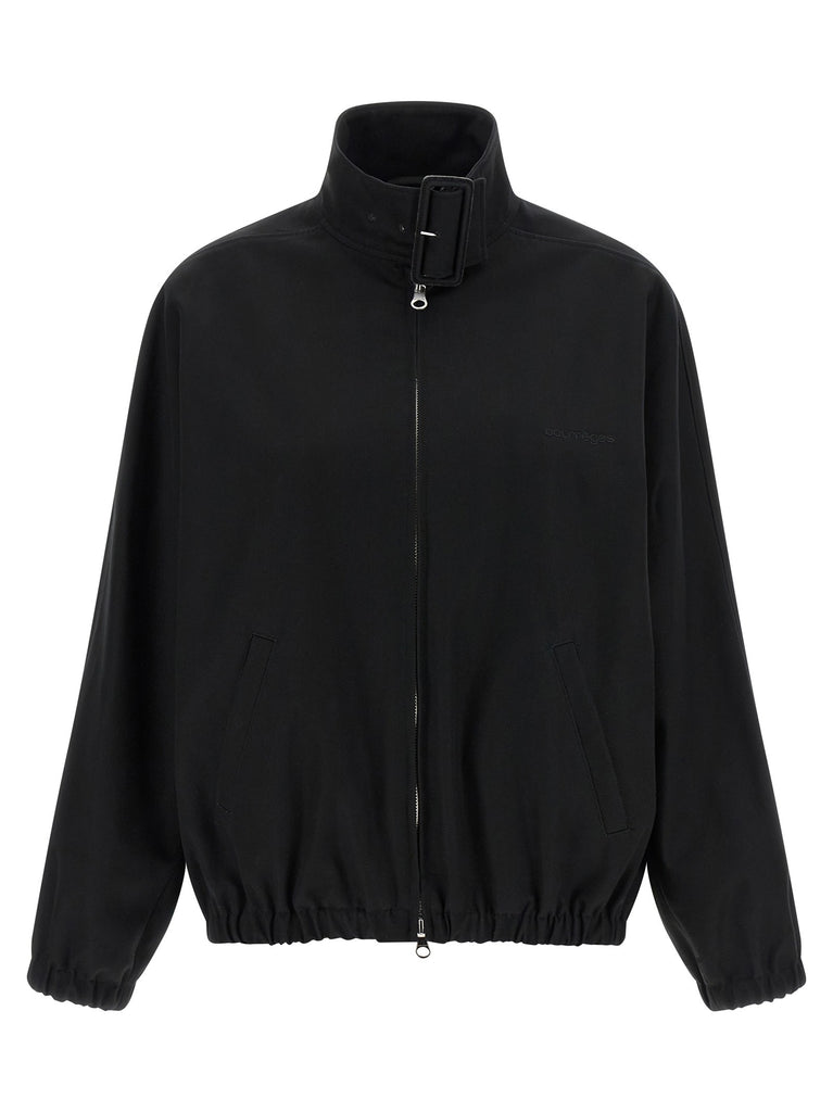 'Buckle Zipped Bomber' jacket