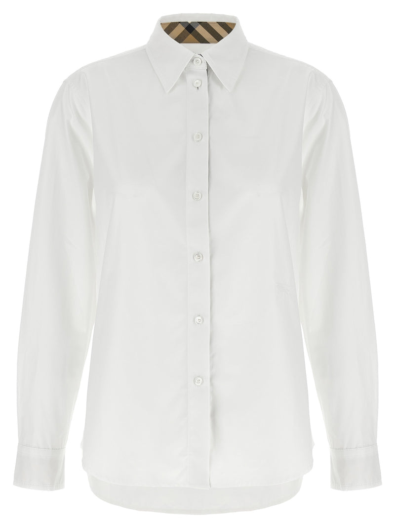 Burberry Check insert shirt