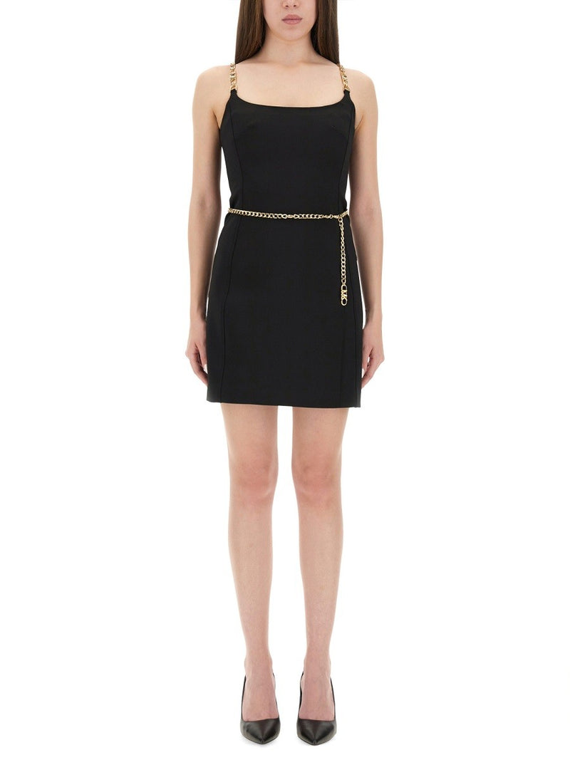 BUSTIER MINIDRESS WITH BELT