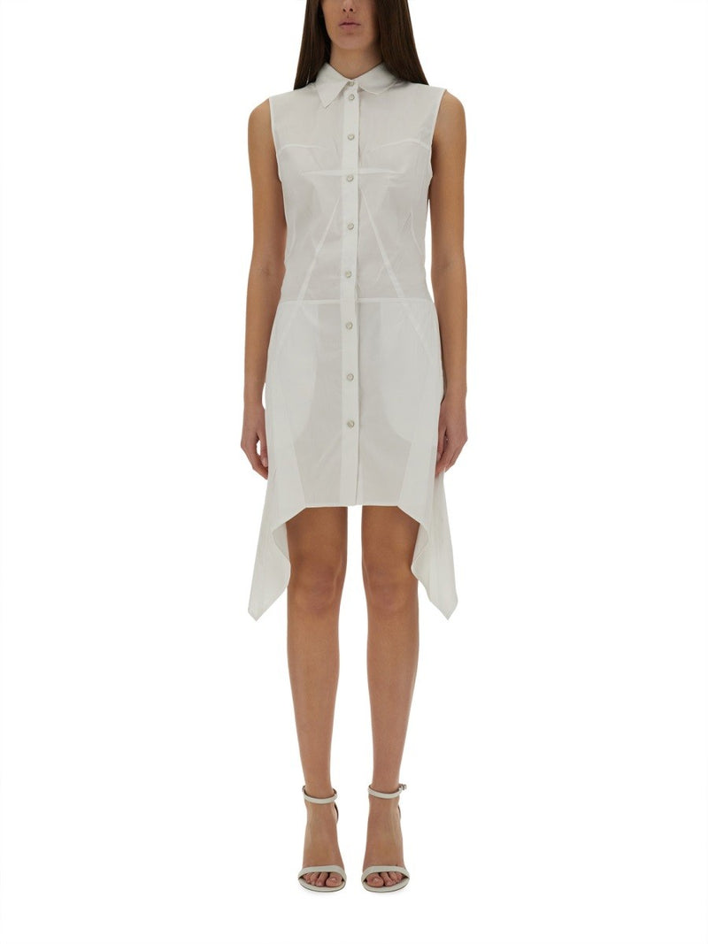 BUSTIER SHIRT DRESS