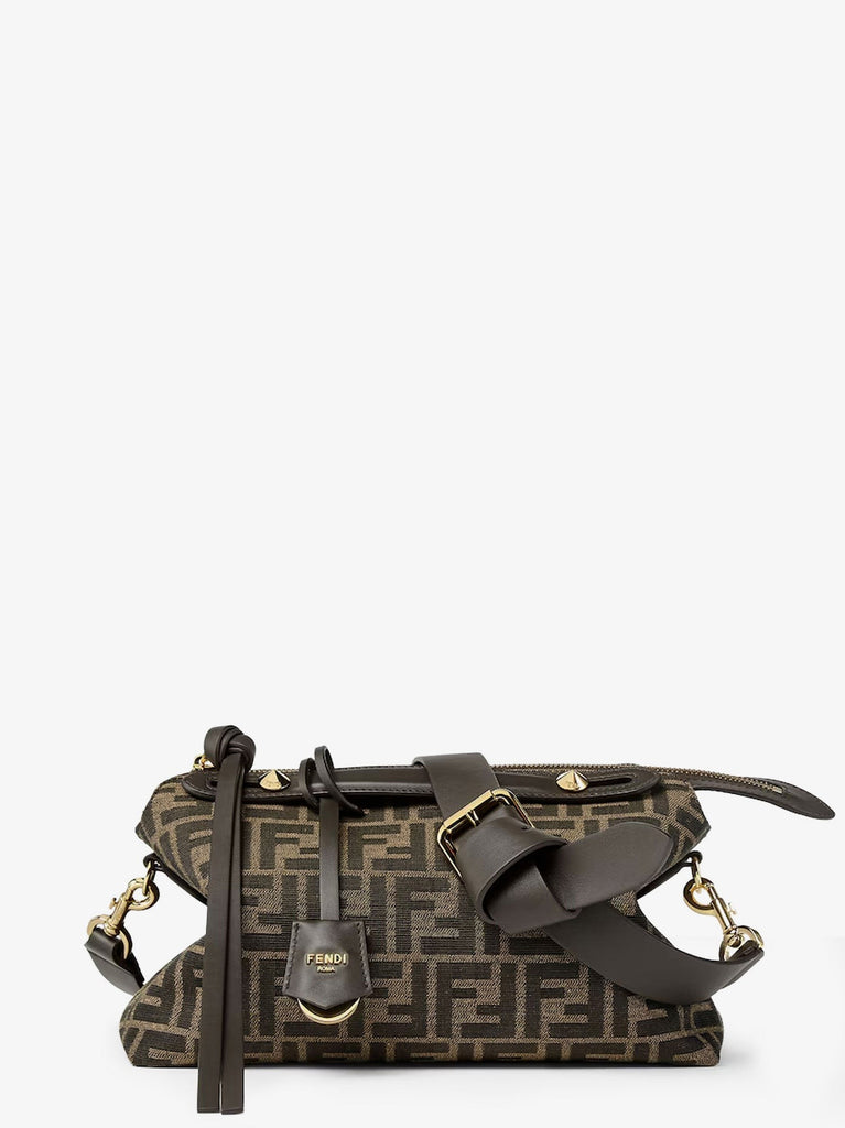 By The Way Soft Medium FF jacquard fabric crossbody bag