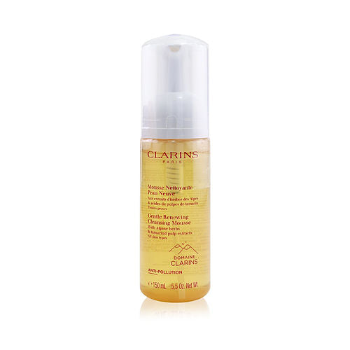 Clarins - Gentle Renewing Cleansing Mousse with Alpine Herbs & Tamarind Pulp Extracts  --150ml/5.5oz