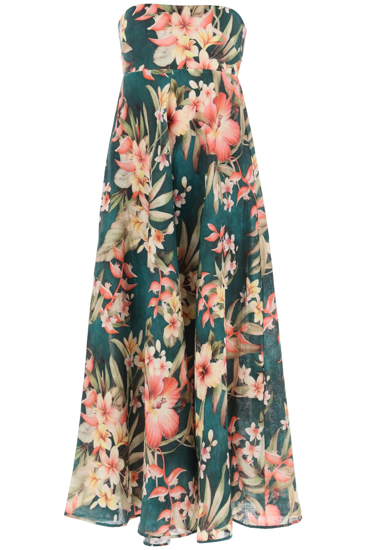 Zimmermann Lexi Floral Maxi Dress   Green