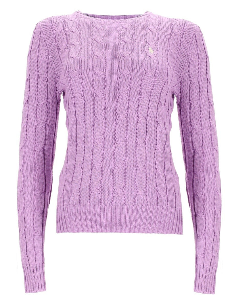 CABLE KNIT WITH LOGO
