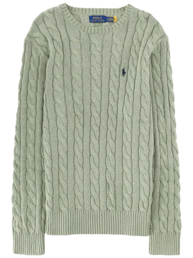 CABLE KNIT WITH LOGO