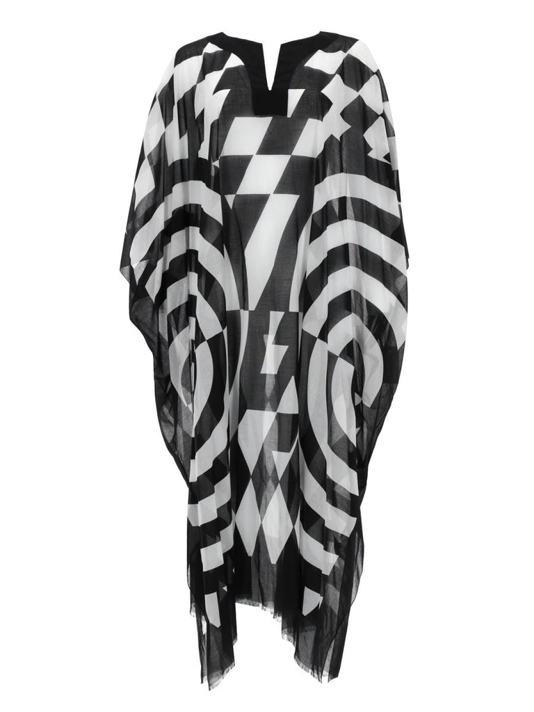 CAFTAN WITH PRINT