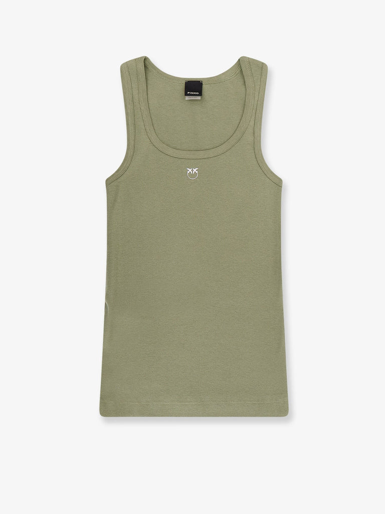 Calcolatore cotton tank top with frontal Love Birds logo