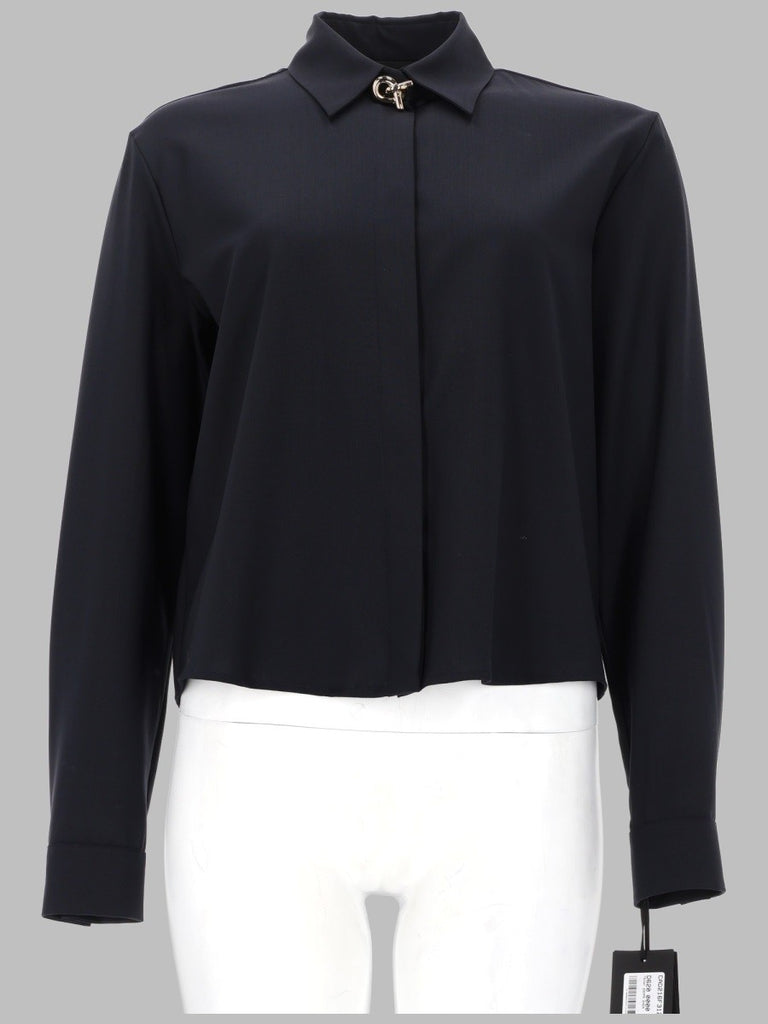 CAMICIA BOXY IN FRESCO LANA