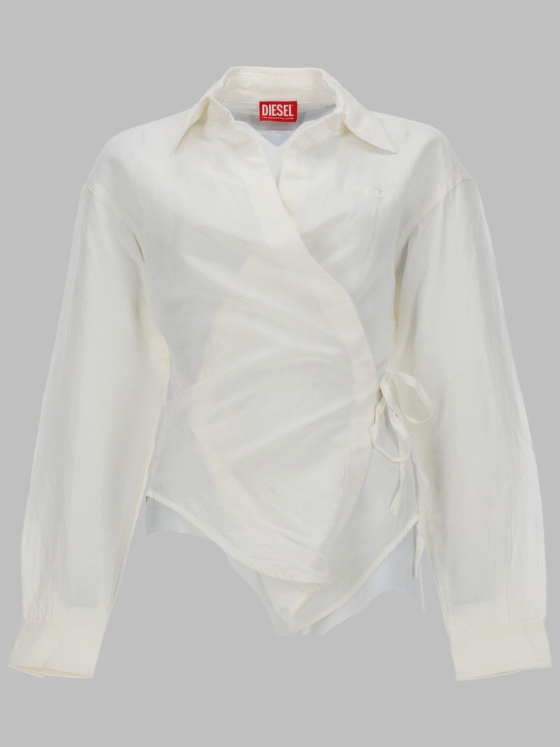 CAMICIA CON CHIUSURA A PORTAFOGLIO