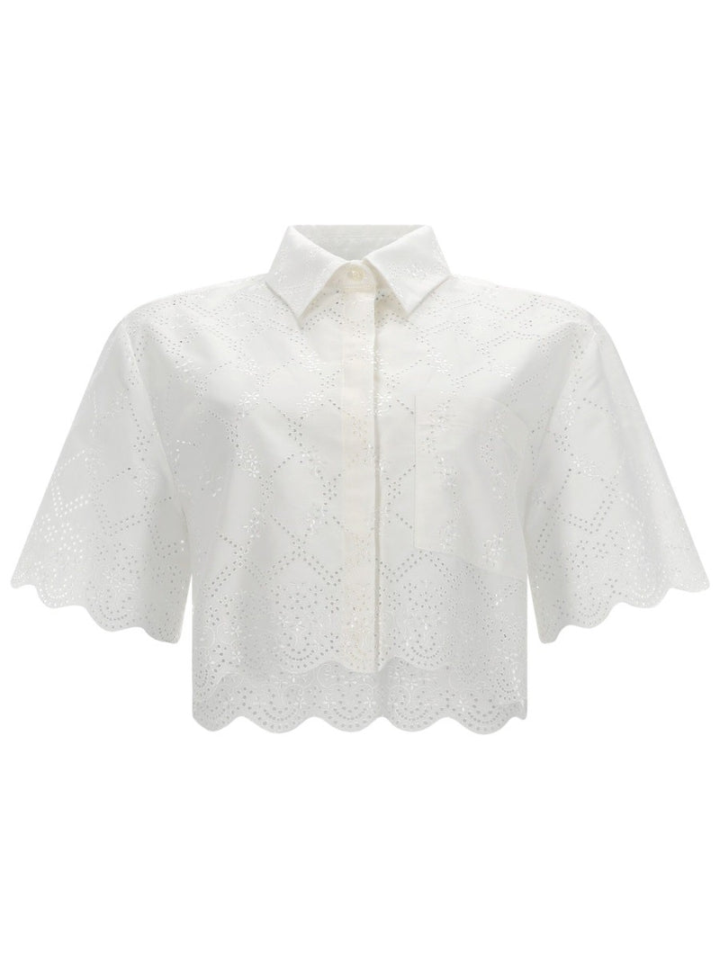 CAMICIA CON MOTIVO TRAFORATO