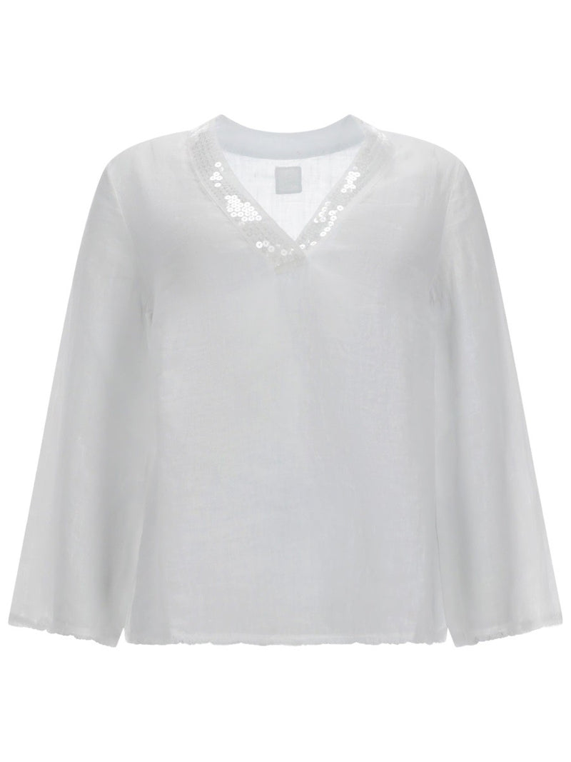 CAMICIA CON SCOLLO A V