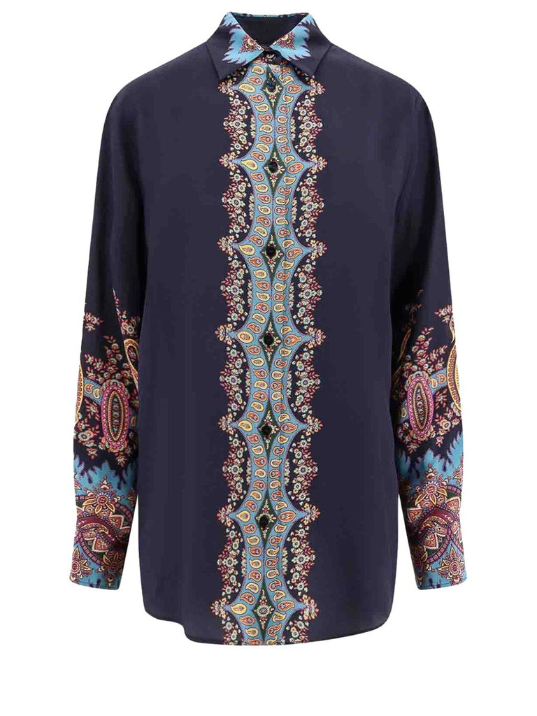 CAMICIA CON STAMPA FLOREALE