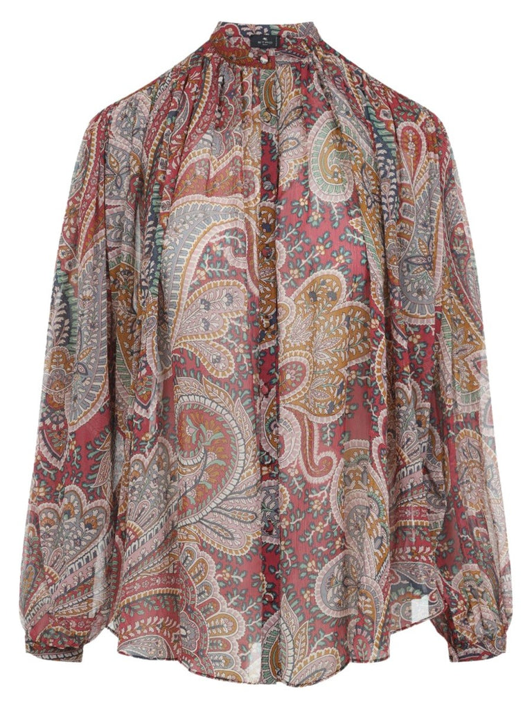 CAMICIA CON STAMPA "PAISLEY"