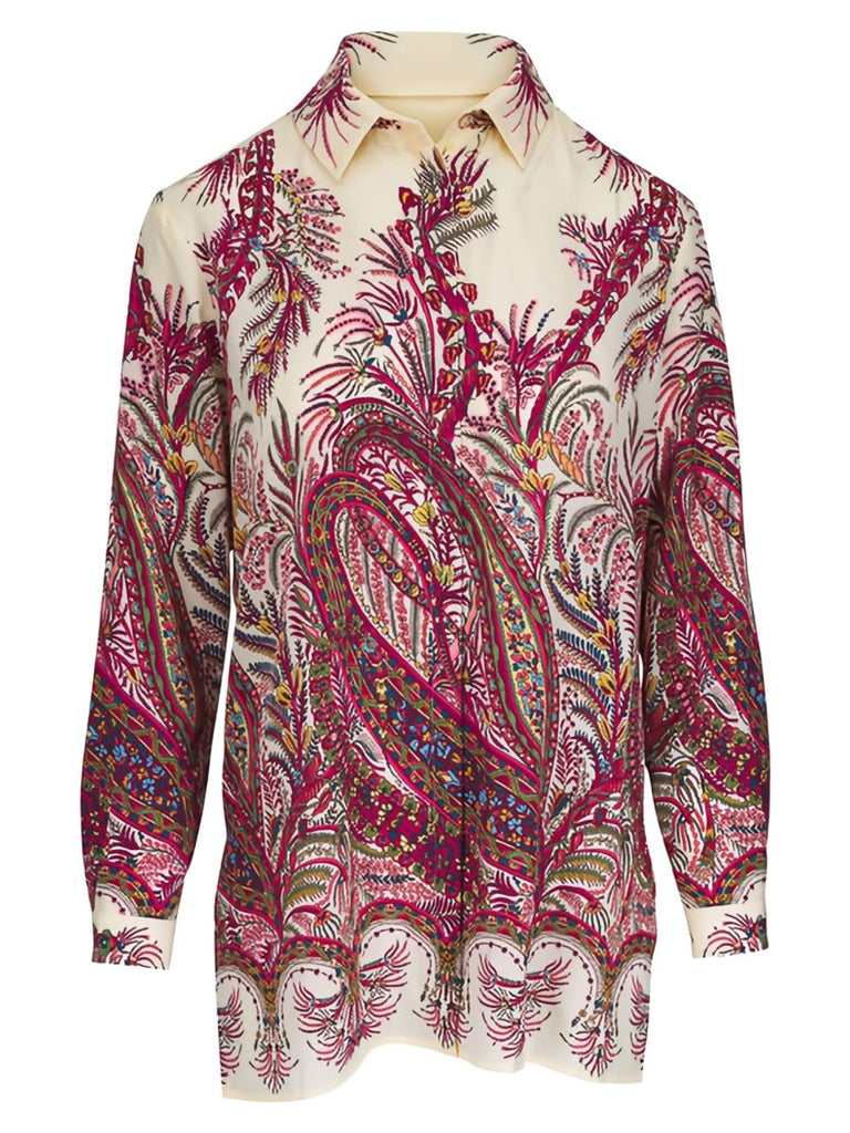CAMICIA CON STAMPA "PAISLEY"