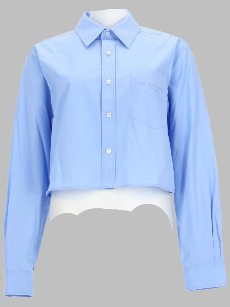 CAMICIA CROP CON LOGO