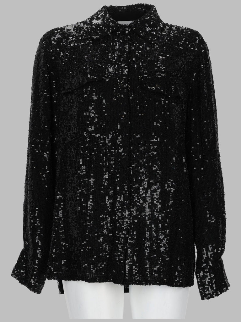 CAMICIA "GADGET" CON PAILLETTES