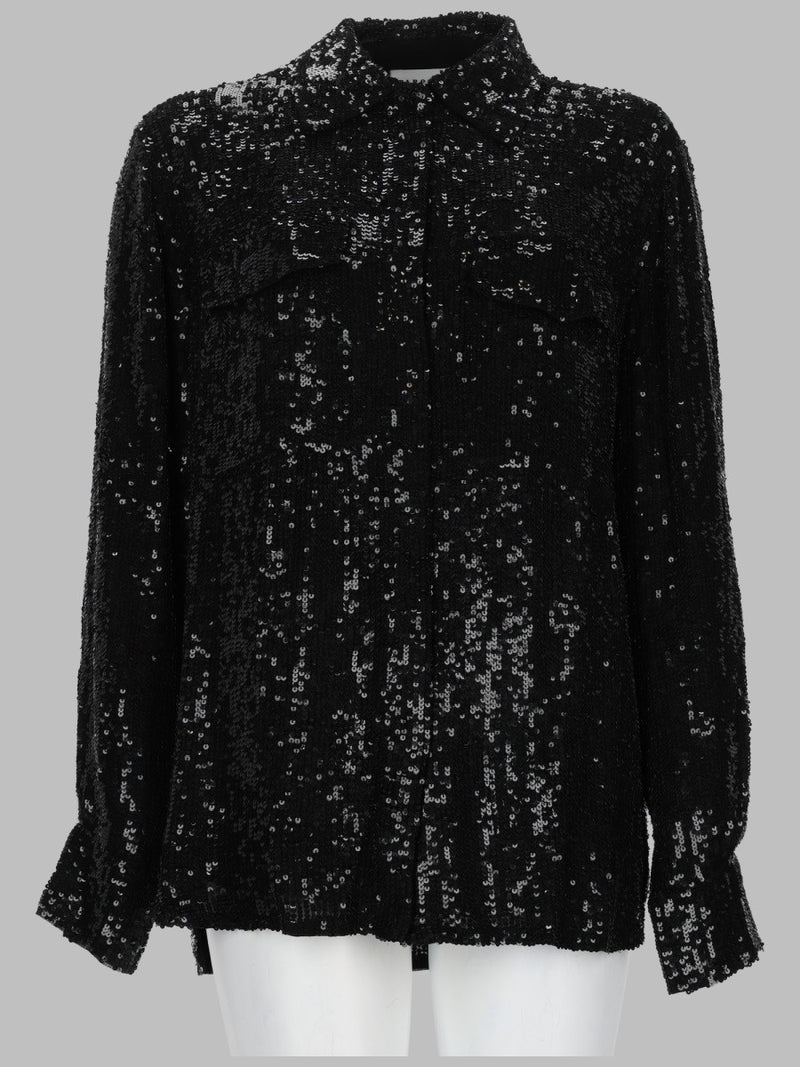 CAMICIA "GADGET" CON PAILLETTES