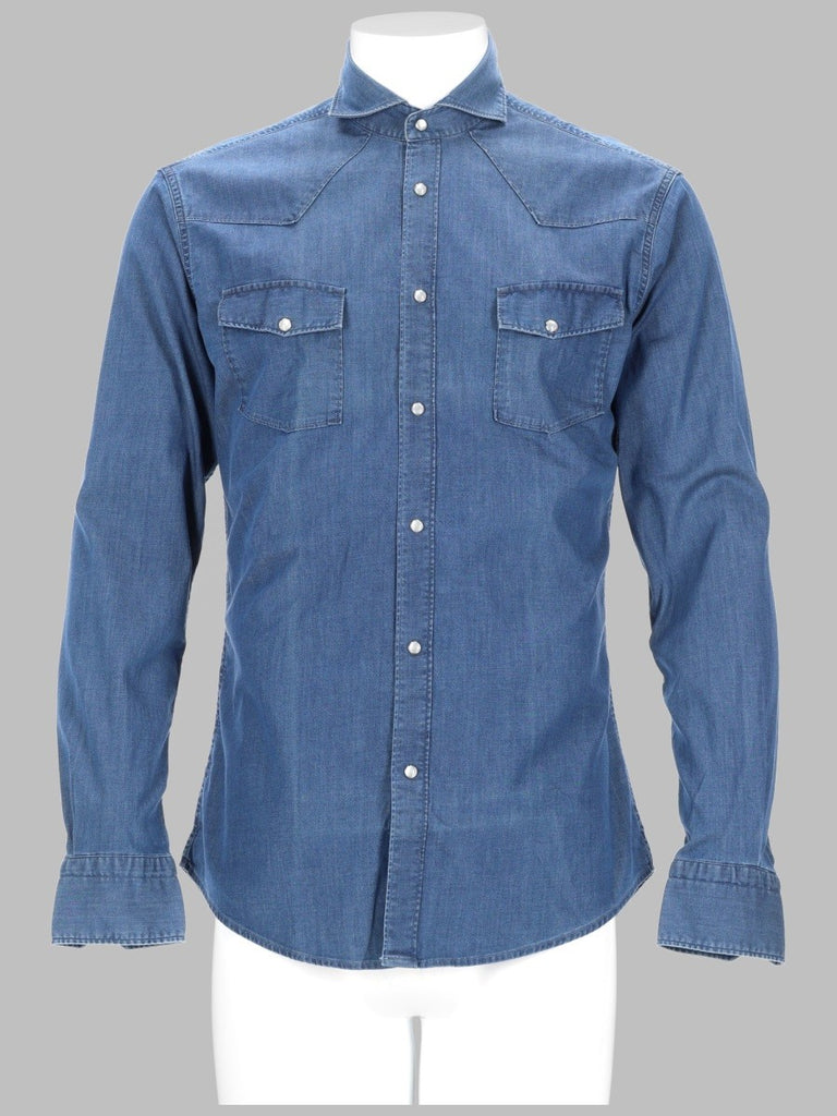 CAMICIA IN DENIM DI COTONE