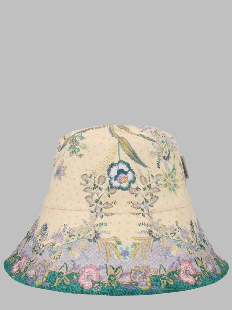 CAPPELLO BUCKET CON TESA LARGA STAMPATO