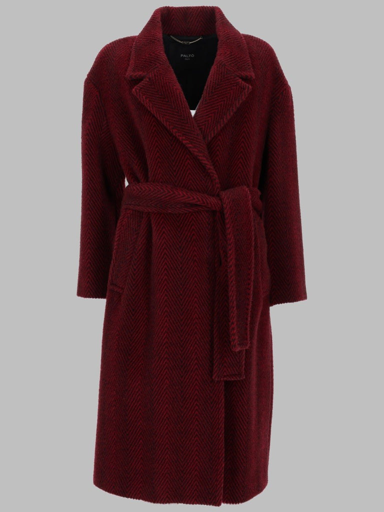 CAPPOTTO IN ALPACA E LANA CON CINTURA