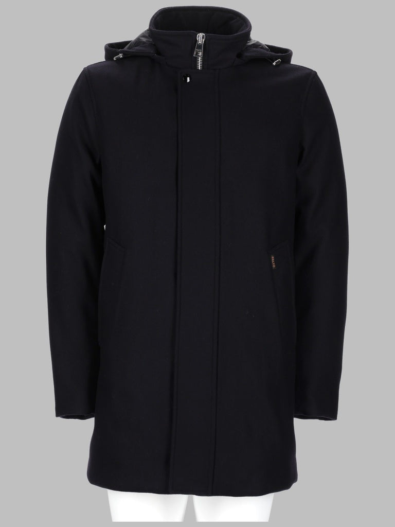 CAPPOTTO IN LANA CON CAPPUCCIO